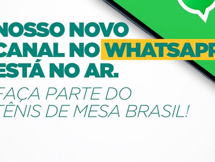CBTM lança canal oficial de WhatsApp da modalidade