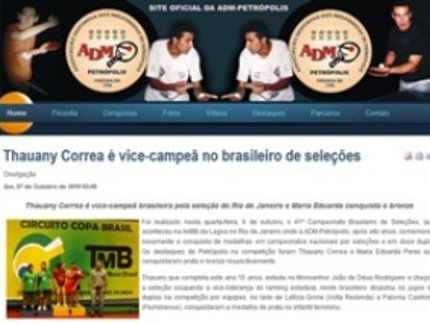 ADM PETRÓPOLIS LANÇA SITE