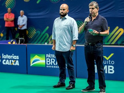 Presidente Alaor Azevedo destaca importante momento vivido pelo tênis de mesa brasileiro na abertura do TMB Platinum