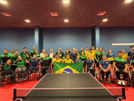 Comitê Executivo da CBTM acompanha dia de preparação para o Mundial Paralímpico