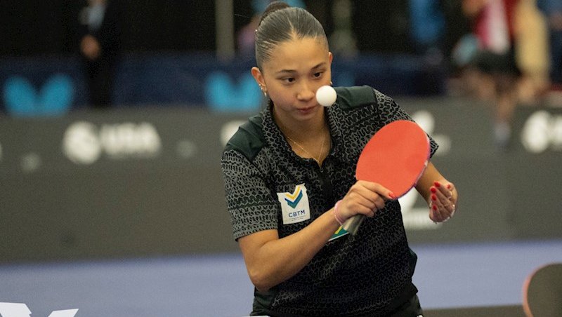Giulia Takahashi em ação nos Estados Unidos - Foto
