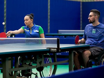 Em duplas, Brasil garante mais uma medalha no Aberto Paralímpico da Coreia do Sul