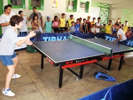 DESAFIO DO SAQUE AGITOU VILA OLÍMPICA GERIBAÚ