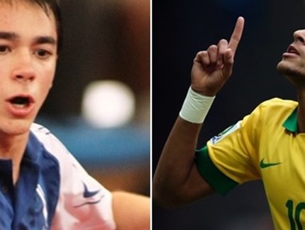 DESAFIO LANÇADO: Será que o Neymar leva jeito mesmo para o tênis de mesa?