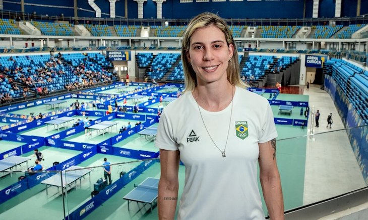 Natália Falavigna é medalhista olímpica e trabalha