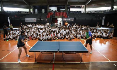 Tênis de Mesa celebra 100 anos com ação nacional que mobiliza mais de 2 mil crianças em parceria entre CBTM e SESI