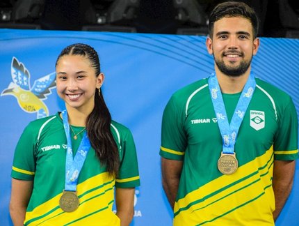 Guilherme Teodoro e Giulia Takashi são campeões do Pan-Americano de El Salvador