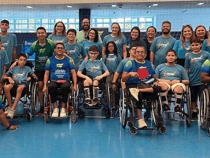 Circuito Escolar Paralímpico de tênis de mesa é realizado em Fortaleza