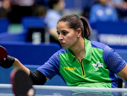 Cátia Oliveira, Sophia Kelmer e Danielle Rauen chegam às semis e garantem medalhas para o Brasil no primeiro dia de Aberto Paralímpico