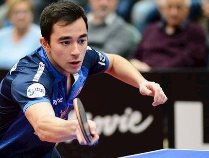 Hugo Calderano vence uma, mas equipe tropeça na liga alemã de tênis de mesa