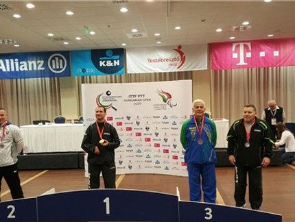 Aberto Paralímpico da Hungria: Tiziano Zabarino faz grande campanha e fica com o bronze no individual da Classe 8