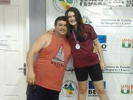 Pai vê filha seguir seus passos no Tênis de Mesa no Campeonato Brasileiro