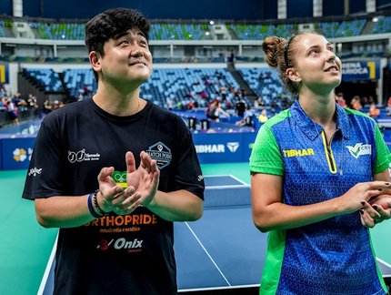 Eternos! Cazuo Matsumoto e Danielle Rauen são os novos homenageados com bandeirões no TMB Platinum