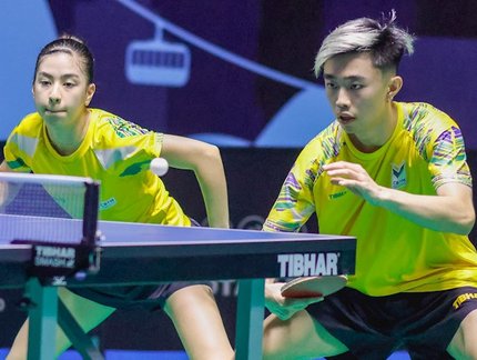 Quatro duplas mistas do Brasil avançam para a segunda rodada do WTT Contender Rio