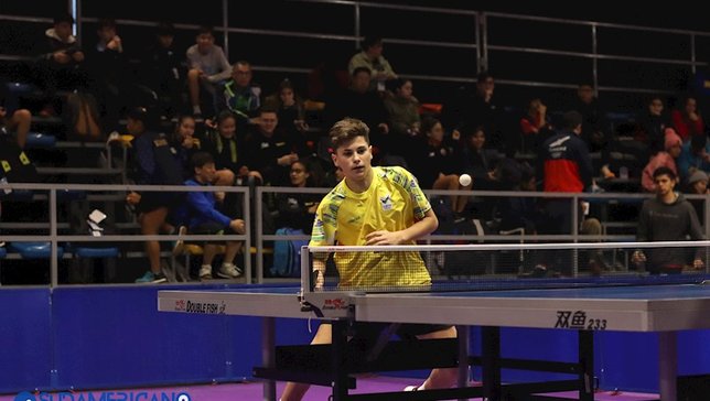 Lucas Romanski conquistou o ouro por duplas no Sub