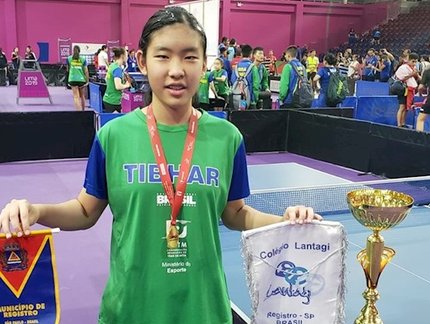 Registrenses são campeões sul-americanos de Tênis de Mesa