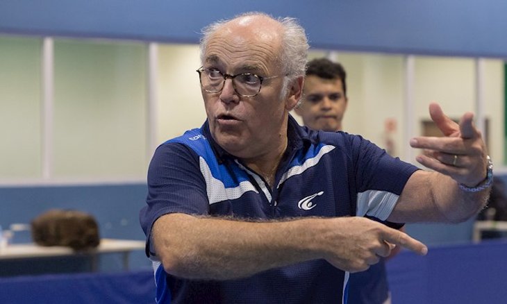 Michel Gadal em curso no Campeonato Brasileiro de 