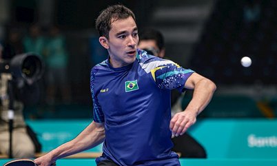 Após grande campanha, Hugo Calderano é superado por número 3 do ranking e fica com o vice-campeonato do WTT Champions Incheon