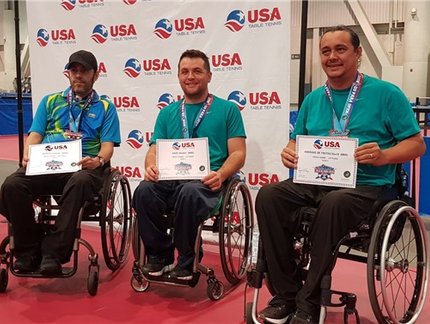 David Freitas e Welder Knaf conquistam ouro por equipes no Aberto Paralímpico dos Estados Unidos