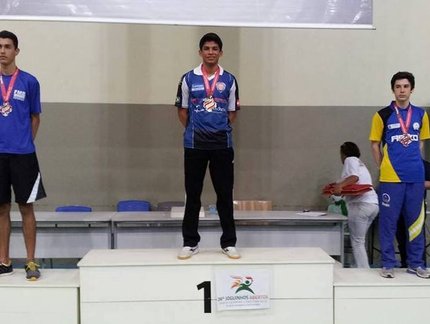 Daniel Carvalho, da APTM /Joaçaba, conquista a Tríplice Coroa em Criciúma