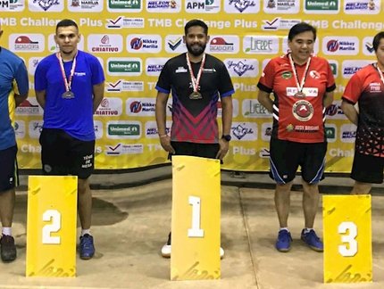 Mesa-tenista camponovense conquista título no TMB Challenge Plus