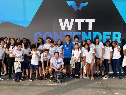 WTT Contender Rio proporciona vivência internacional para alunos de tênis de mesa