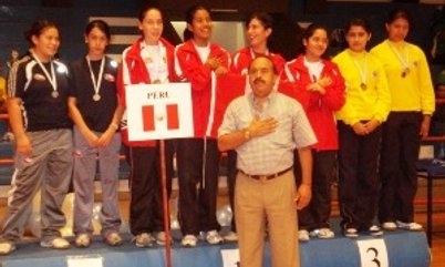 PÓDIO DUPLA INFANTIL FEMININA SUL AMERICANO