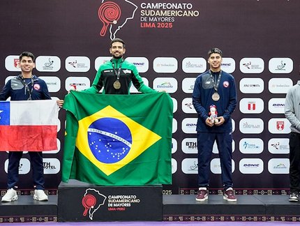 Com Guilherme Teodoro campeão, Brasil fatura quatro medalhas no Sul-Americano Adulto em Lima
