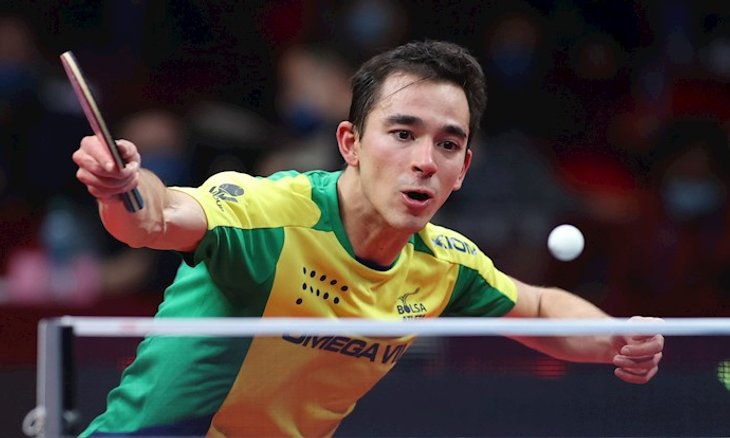 Calderano enfrenta o terceiro chinês em sequência.