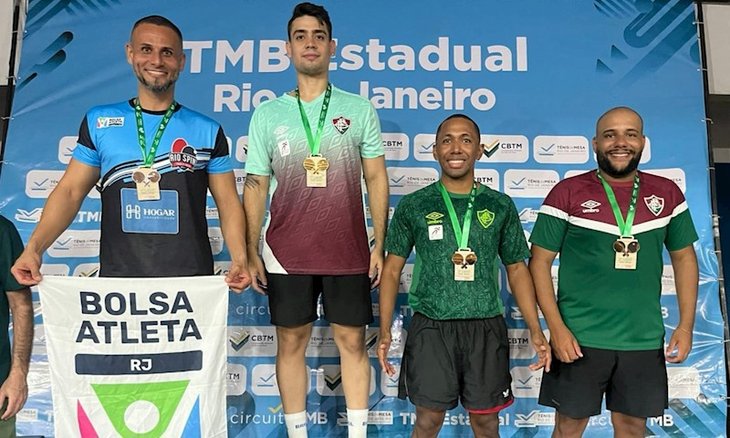 Fluminense soma 36 medalhas na 4ª etapa do Estadual de Tênis de Mesa