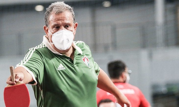 : José Correa em ação no torneio de clubes do vete