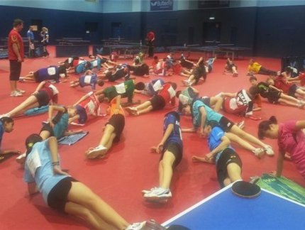 Brasileiros participam de primeiro treino para o Desafio Mundial ITTF Hopes