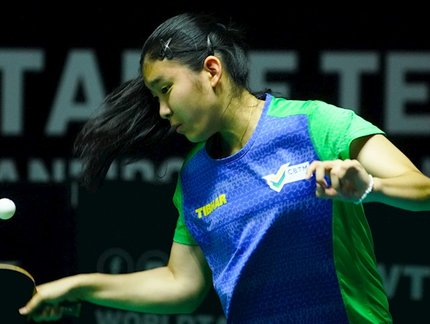 Karina Shiray se destaca no feminino e avança para a segunda rodada do WTT Contender Rio
