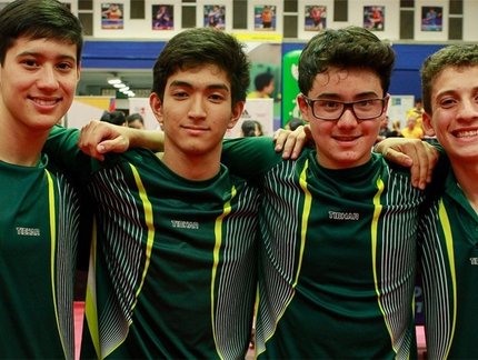 Mesatenistas brasileiros avançam no juvenil do Latino Americano da Colômbia