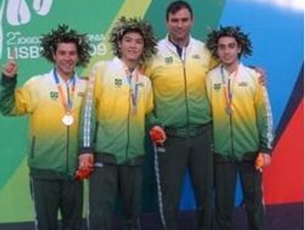 SELEÇÃO MASCULINA FICOU COM A MEDALHA DE PRATA