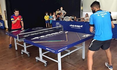 CBTM inaugura mais uma Arena Ping-Pong no Jockey Club Brasileiro, no Rio de Janeiro