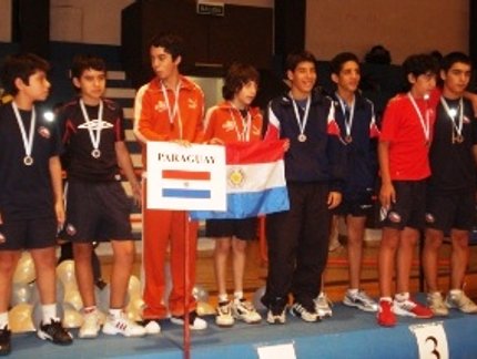 PÓDIO DUPLA INFANTIL MASCULINA SUL AMERICANO
