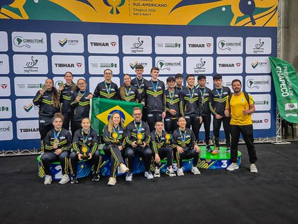 Quatro categorias, quatro títulos: Brasil encerra as disputas por equipes com campanha perfeita no Sul-Americano Sub-15 e Sub-19