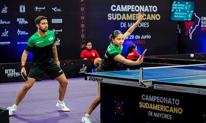 Guilherme Teodoro e Giulia Takahashi são prata nas Duplas Mistas pelo Sul-Americano de Lima, no Peru