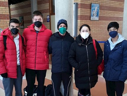 Felipe Oliveira, Tiago Modesto e Rafael Carmanhani desembarcam na Europa para intercâmbio técnico