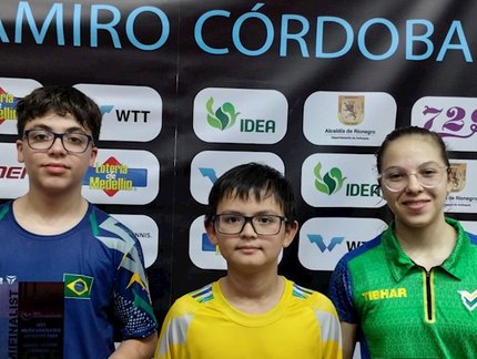 Base da seleção brasileira brilha com semifinalistas no WTT Youth Contender Rionegro