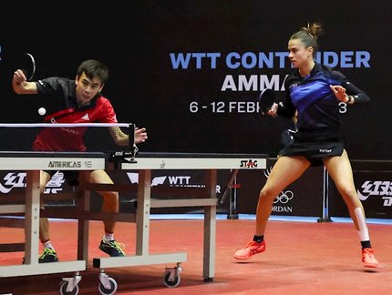 Brasileiros vencem dupla número três do mundo e conquistam classificação para as quartas de final no WTT da Jordânia