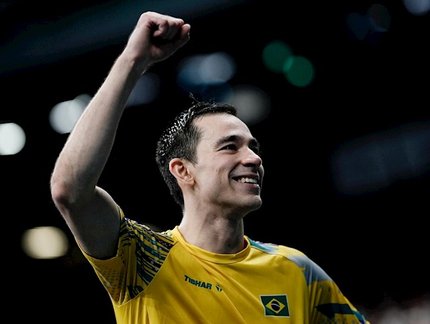 Paris 2024 - En quart de finale, Hugo! Brasileiro bate francês Alexis Lebrun e iguala a melhor campanha do Tênis de Mesa brasileiro em Jogos Olímpicos