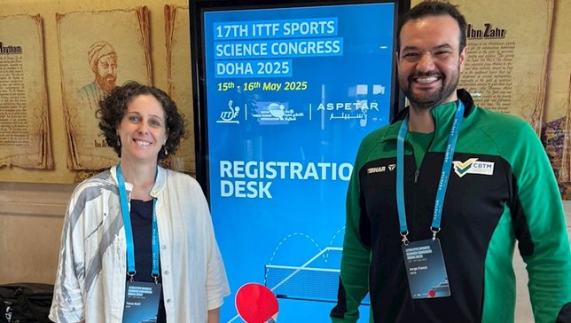 Jorge Fanck e Taisa Belli participam de congresso em Doha