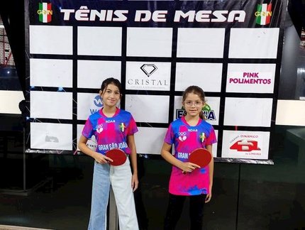 Maria Eduarda é Campeã do Sub-11 Feminino do Tênis de Mesa do Gran São João