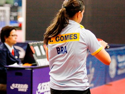 Atleta representa Bauru no Circuito Mundial de Tênis de Mesa em Santos