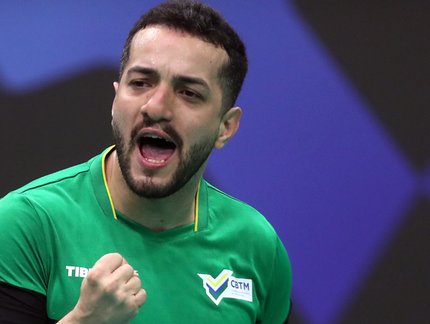 Allan Sarmento vira contra Naranjo e se classifica para a chave principal do WTT Star Contender São José dos Campos