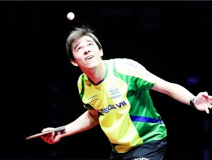 Hugo Calderano se mantém em sexto lugar no ranking mundial pelo terceiro mês consecutivo