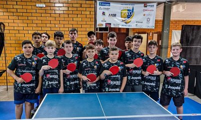 Torneio aberto de tênis de mesa é realizado em Joaçaba
