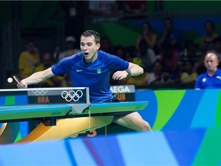 Jogos Olímpicos: Em duelo latino, Hugo Calderano vence bem e avança para a segunda rodada